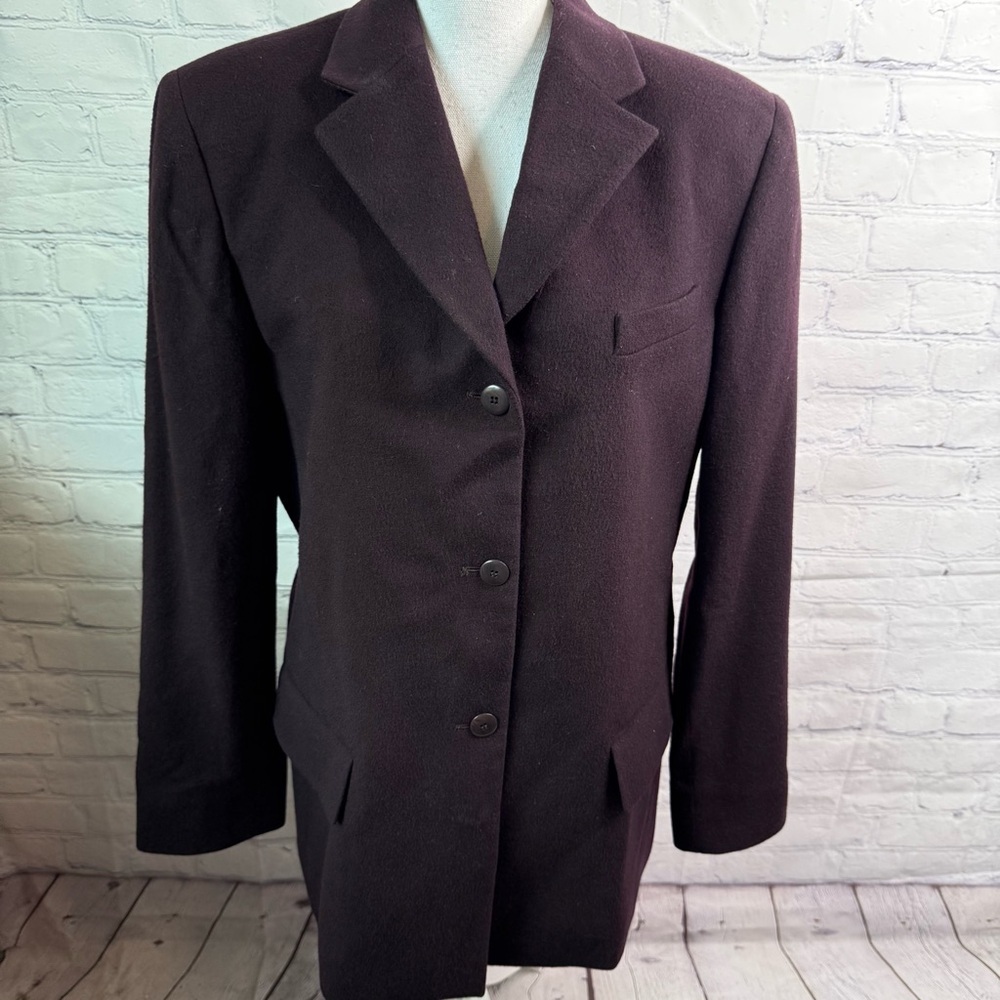 EMANUEL Ungaro Wool Cashmere Blend Vintage Blazer 14